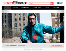 Tablet Screenshot of imperialhiphop.com